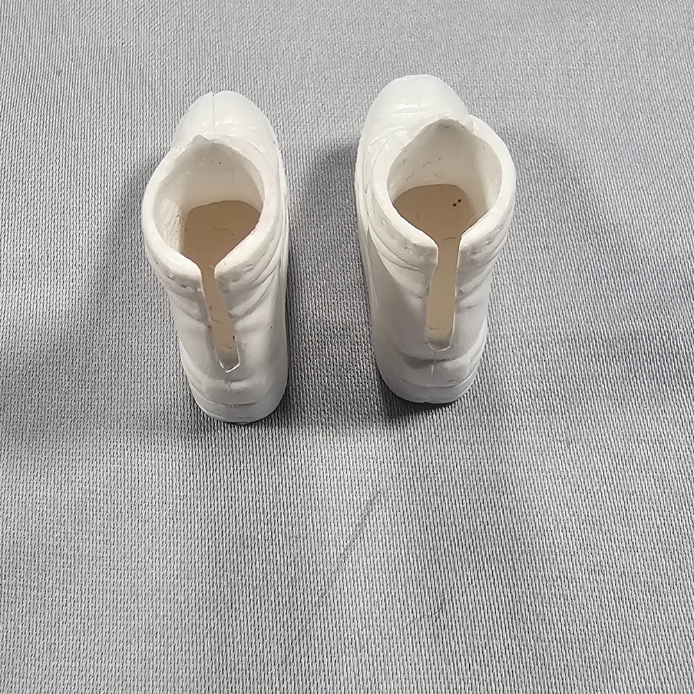 Barbie White Platform High Top Sneaker Shoes - Picture 4 of 5